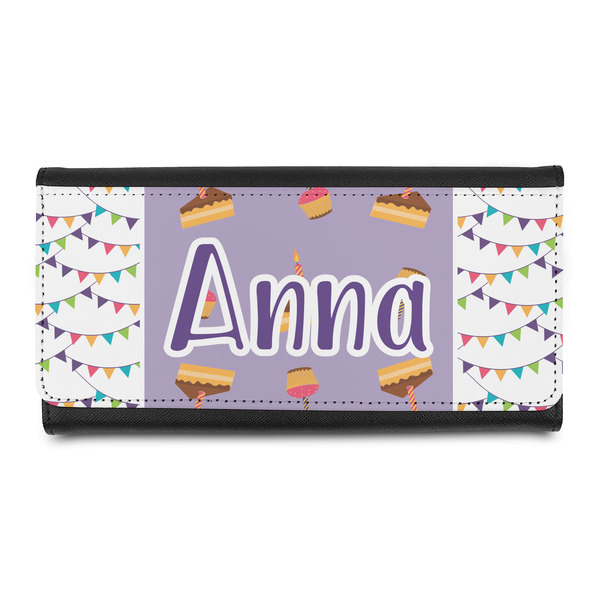 Custom Happy Birthday Leatherette Ladies Wallet (Personalized)