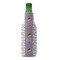 Happy Birthday Zipper Bottle Cooler - FRONT (bottle)