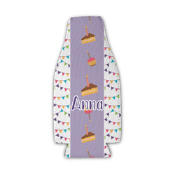 Happy Birthday Zipper Bottle Cooler (Personalized)