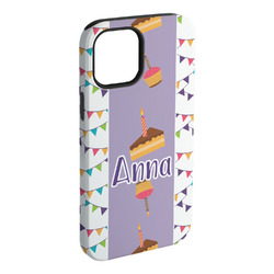 Happy Birthday iPhone Case - Rubber Lined (Personalized)