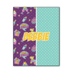 Pinata Birthday Wood Print - 11x14 (Personalized)