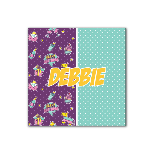 Custom Pinata Birthday Wood Print - 12x12 (Personalized)