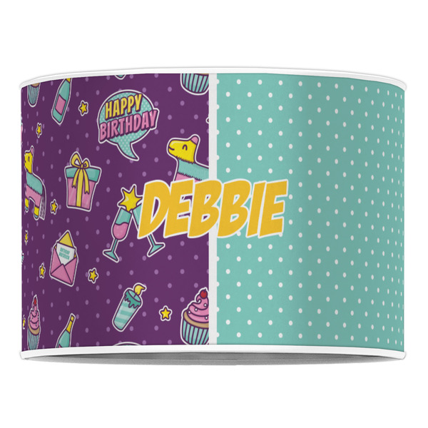 Pinata Birthday 16" Drum Lampshade - FRONT (Poly Film)