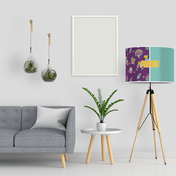 Pinata Birthday 16" Drum Lampshade - LIFESTYLE