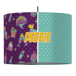 Pinata Birthday Drum Pendant Lamp (Personalized)