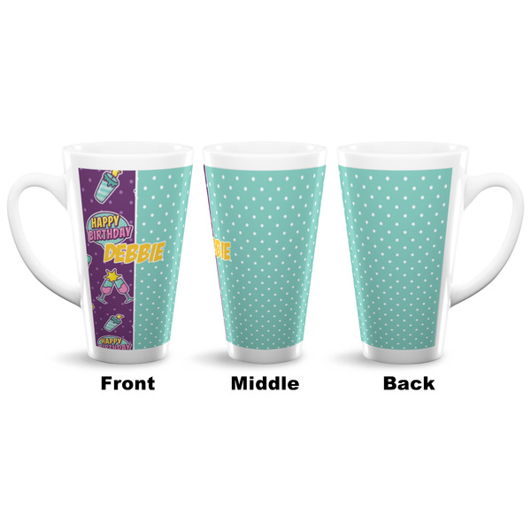 Pinata Birthday 16 Oz Latte Mug - Approval