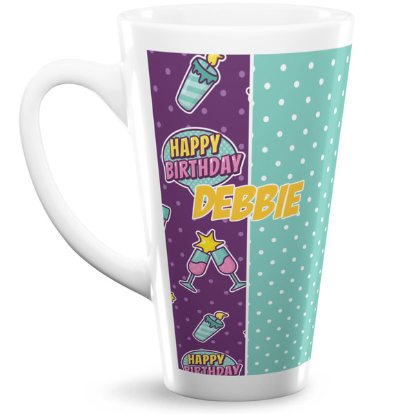 Custom Pinata Birthday Latte Mug (Personalized)