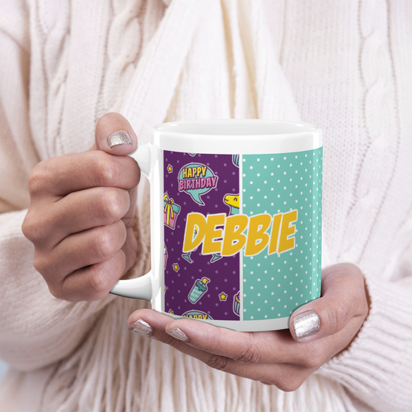 Pinata Birthday 20oz Coffee Mug - LIFESTYLE