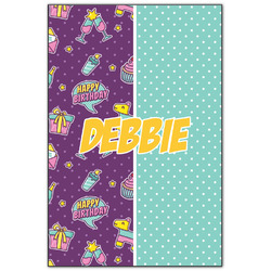 Pinata Birthday Wood Print - 20x30 (Personalized)