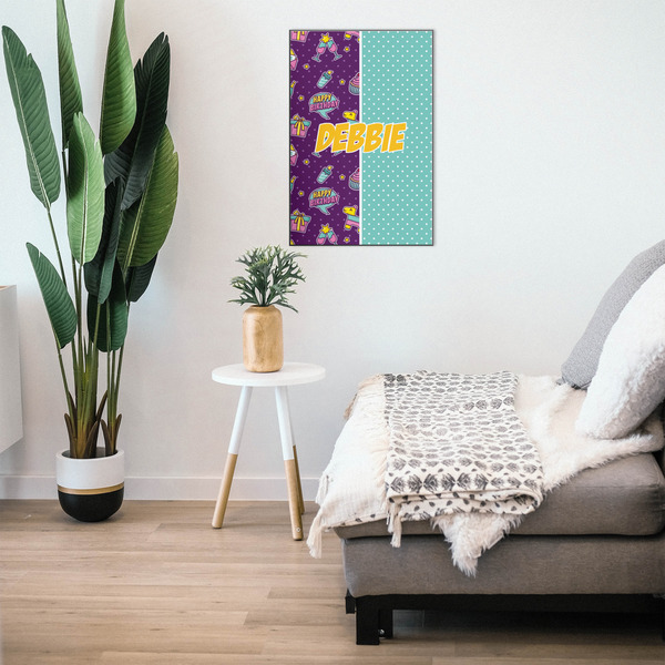 Pinata Birthday 20x30 Wood Print - In Context