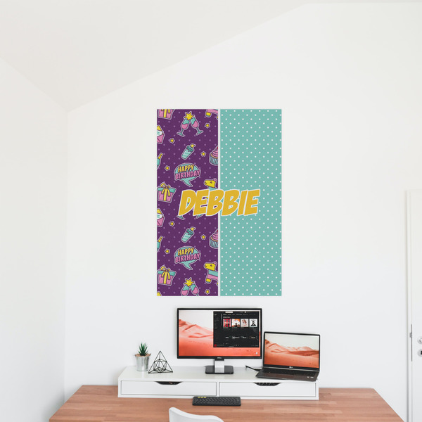 Pinata Birthday 24x36 - Matte Poster - On the Wall