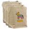 Pinata Birthday Reusable Cotton Grocery Bags - Set of 3 (Personalized)