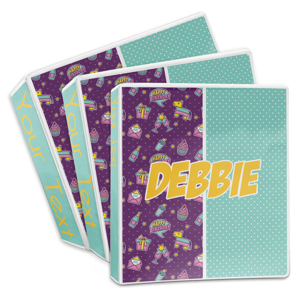 Pinata Birthday 3-Ring Binder Group