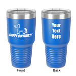 Pinata Birthday 30 oz Stainless Steel Tumbler - Royal Blue - Double-Sided (Personalized)