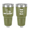 Pinata Birthday 30 oz Stainless Steel Ringneck Tumbler - Olive - Double Sided - Front & Back
