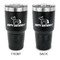 Pinata Birthday 30 oz Stainless Steel Ringneck Tumblers - Black - Double Sided - APPROVAL