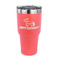 Pinata Birthday 30 oz Stainless Steel Tumbler - Coral - Single Sided (Personalized)