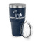 Pinata Birthday 30 oz Stainless Steel Ringneck Tumblers - Navy - LID OFF