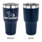 Pinata Birthday 30 oz Stainless Steel Ringneck Tumblers - Navy - Single Sided - APPROVAL