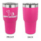 Pinata Birthday 30 oz Stainless Steel Ringneck Tumblers - Pink - Single Sided - APPROVAL