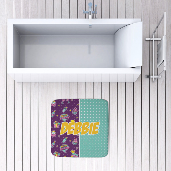 Pinata Birthday 48x48 Foam Memory Mat - LIFESTYLE