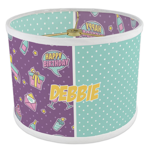 Pinata Birthday 8" Drum Lampshade - ANGLE Poly-Film