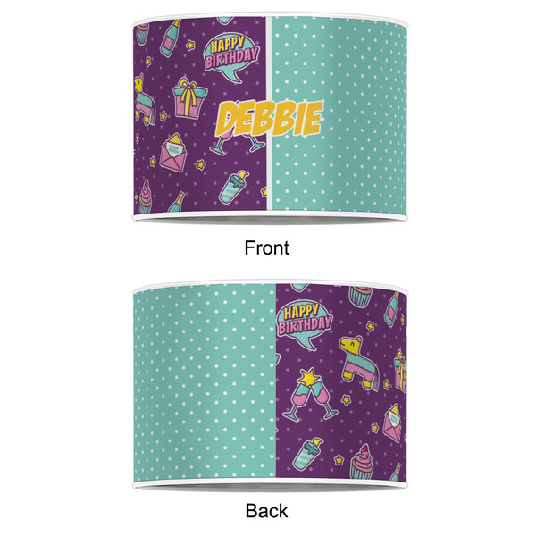 Pinata Birthday 8" Drum Lampshade - APPROVAL (Poly Film)