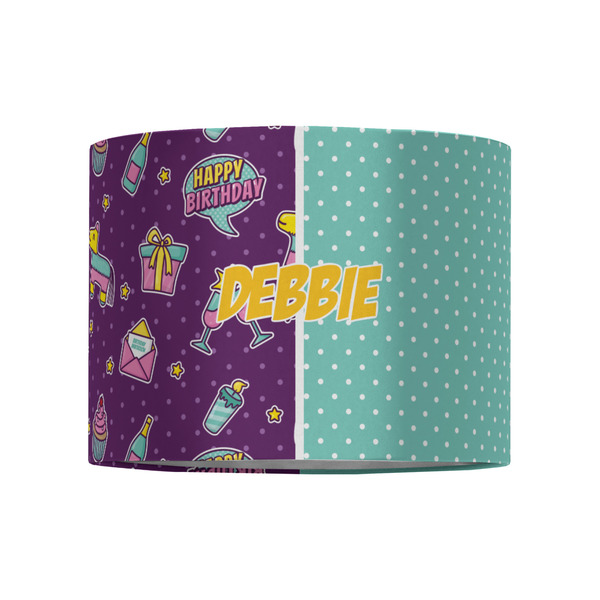 Pinata Birthday 8" Drum Lampshade - FRONT (Fabric)