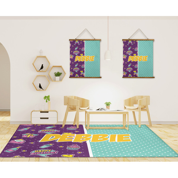 Pinata Birthday 8'x10' Indoor Area Rugs - IN CONTEXT