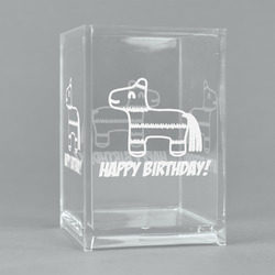Pinata Birthday Acrylic Pen Holder (Personalized)