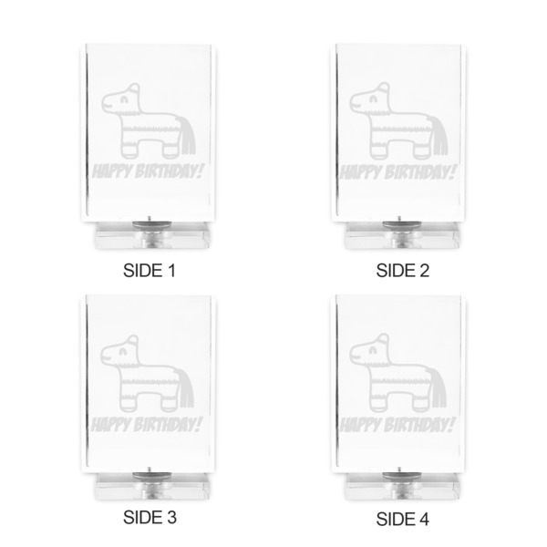 Pinata Birthday Acrylic Pencil Holder - APPROVAL