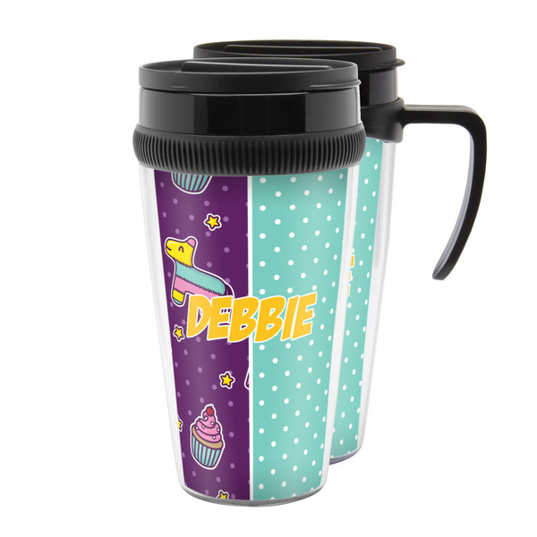 Custom Pinata Birthday Acrylic Travel Mug (Personalized)