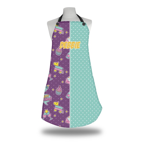 Pinata Birthday Apron on Mannequin