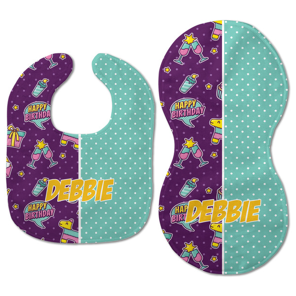 Pinata Birthday Baby Bib & Burp Set - Approval (new bib & burp)