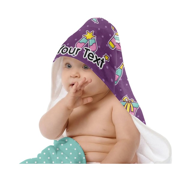 Pinata Birthday Baby Hooded Towel on Child