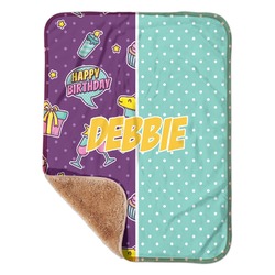 Pinata Birthday Sherpa Baby Blanket - 30" x 40" w/ Name or Text