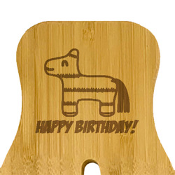 Pinata Birthday Bamboo Salad Mixing Hand (Personalized)