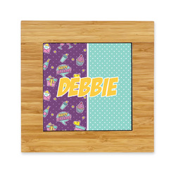 Pinata Birthday Bamboo Trivet with Ceramic Tile Insert (Personalized)