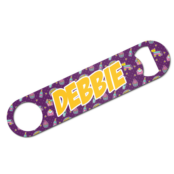 Custom Pinata Birthday Bar Bottle Opener w/ Name or Text