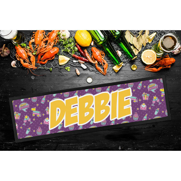 Pinata Birthday Bar Mat - Large - LIFESTYLE