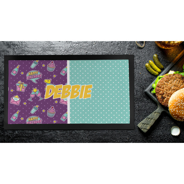 Pinata Birthday Bar Mat - Small - LIFESTYLE