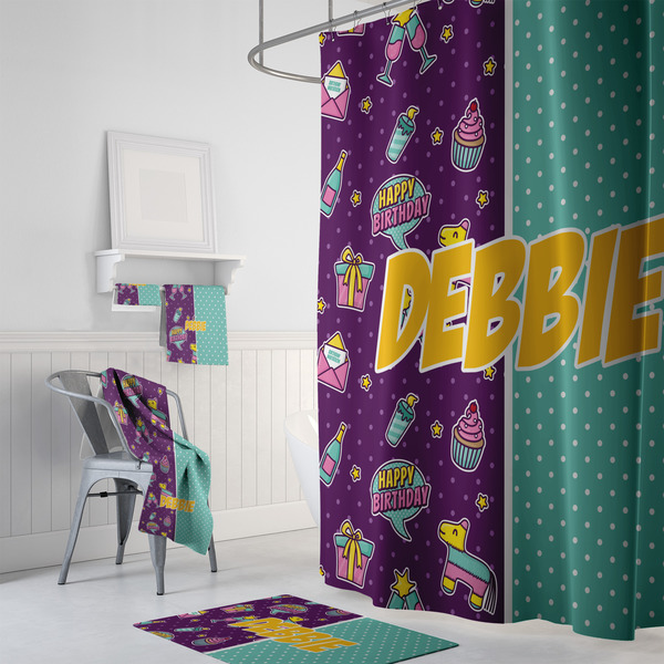 Pinata Birthday Bath Towel Sets - 3-piece - In Context