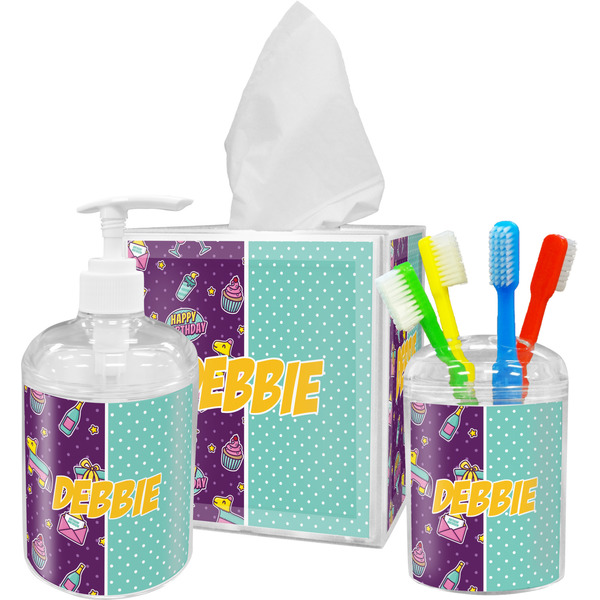 Pinata Birthday Bathroom Accessories Set (Personalized)