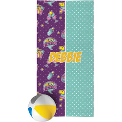 Pinata Birthday Beach Towel (Personalized)