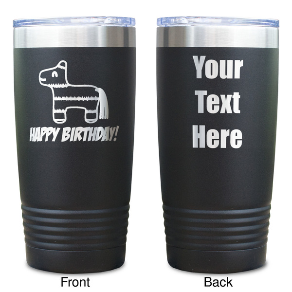 Pinata Birthday Black Polar Camel Tumbler - 20oz - Double Sided  - Approval