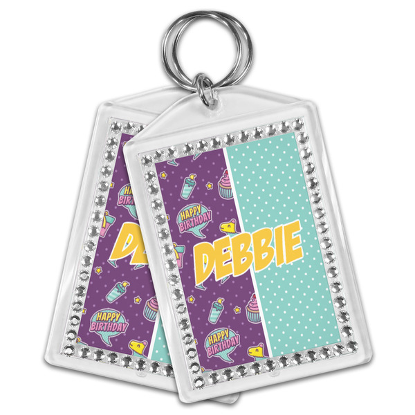 Pinata Birthday Bling Keychain - MAIN