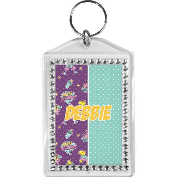 Custom Pinata Birthday Bling Keychain (Personalized)
