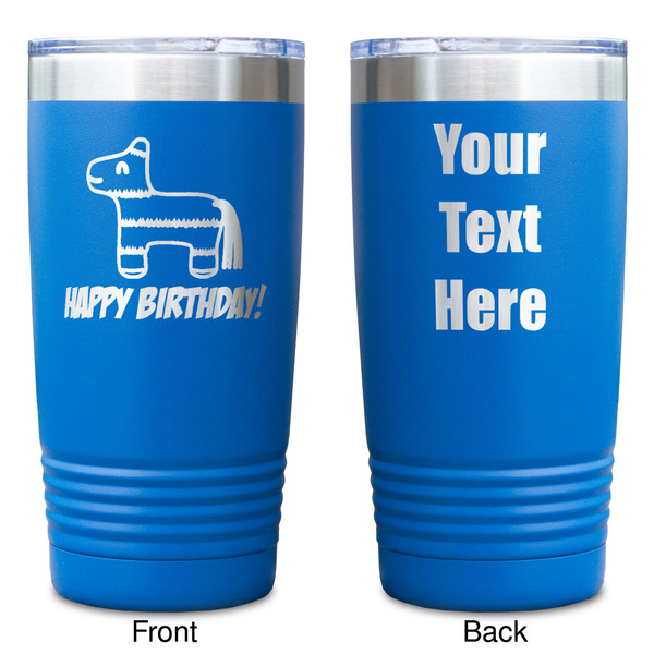 Pinata Birthday Blue Polar Camel Tumbler - 20oz - Double Sided - Approval