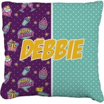 Pinata Birthday Faux-Linen Throw Pillow 18" (Personalized)