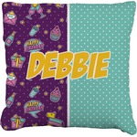 Pinata Birthday Faux-Linen Throw Pillow (Personalized)